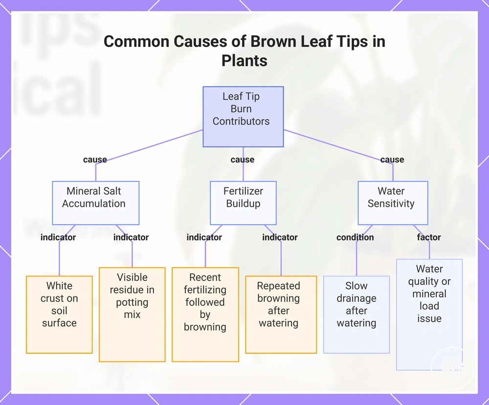 Common Causes of Brown Leaf Tips in Plants