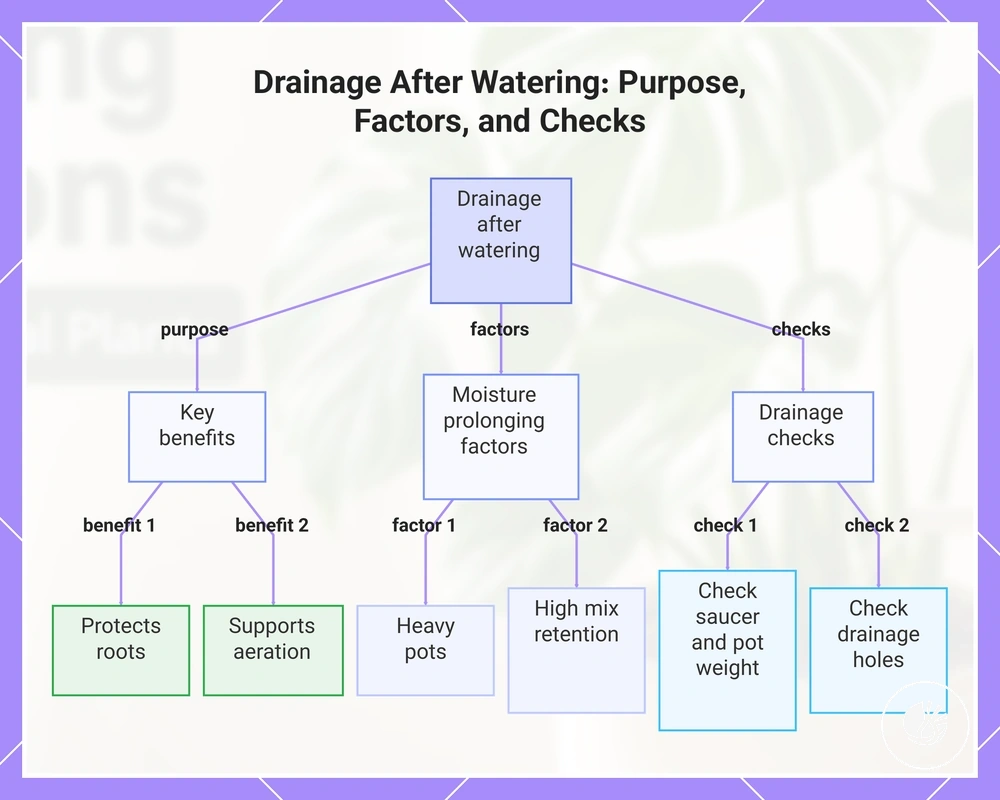 Drainage After Watering: Purpose, Factors, and Checks