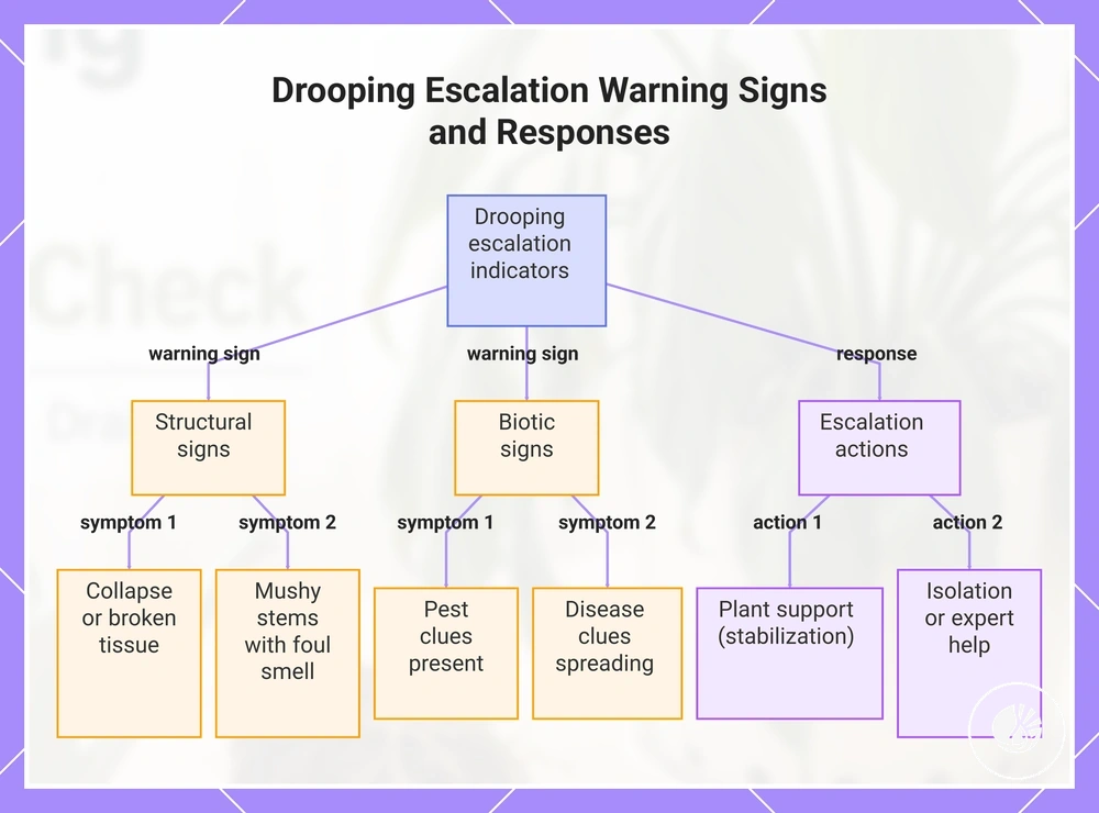 Drooping Escalation Warning Signs and Responses