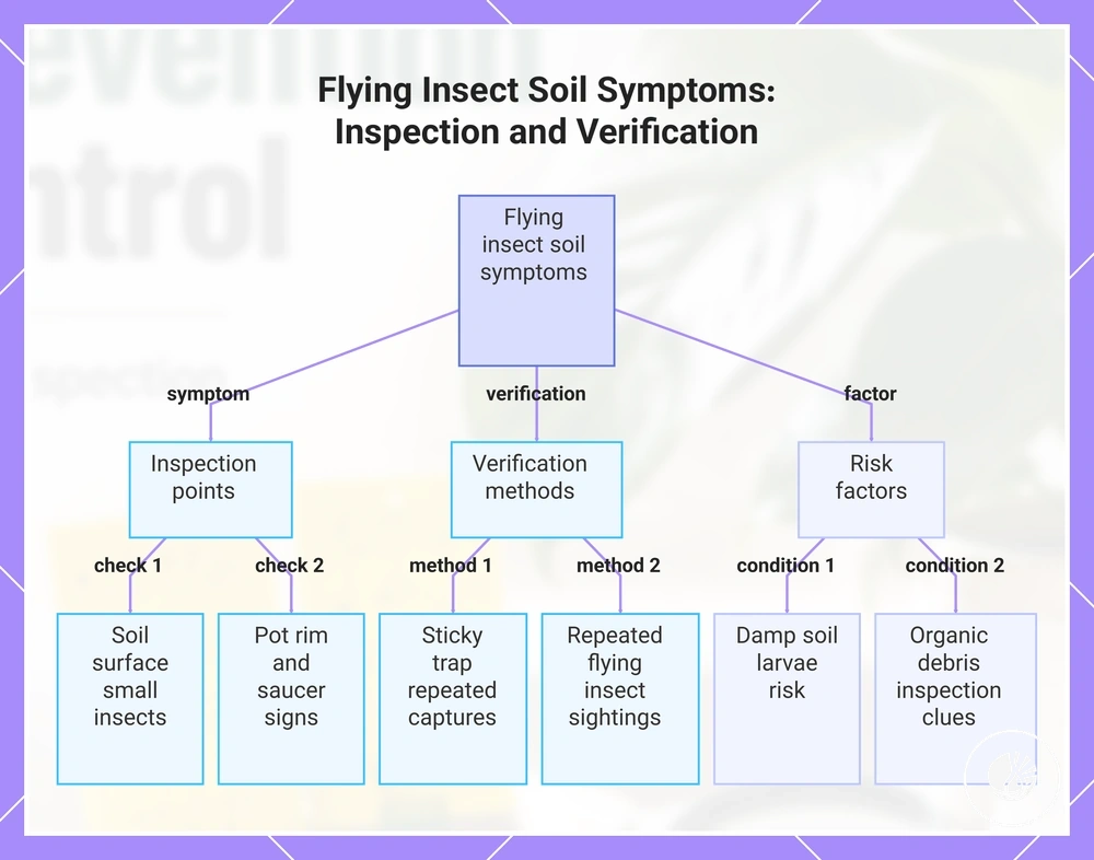 Flying Insect Soil Symptoms: Inspection and Verification