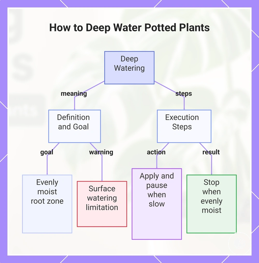 How to Deep Water Potted Plants
