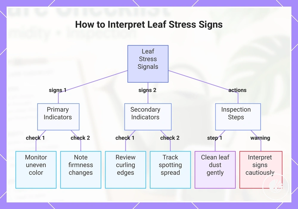 How to Interpret Leaf Stress Signs