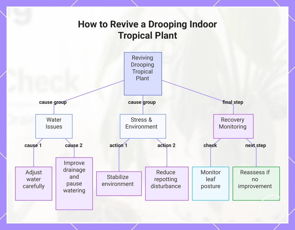 How to Revive a Drooping Indoor Tropical Plant