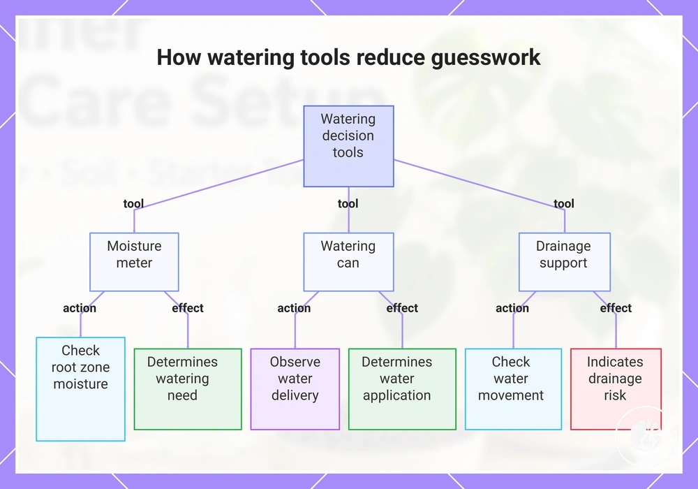 How watering tools reduce guesswork