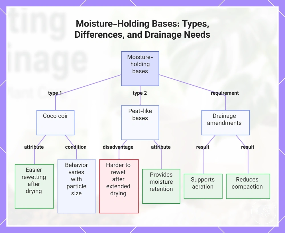 Moisture-Holding Bases: Types, Differences, and Drainage Needs