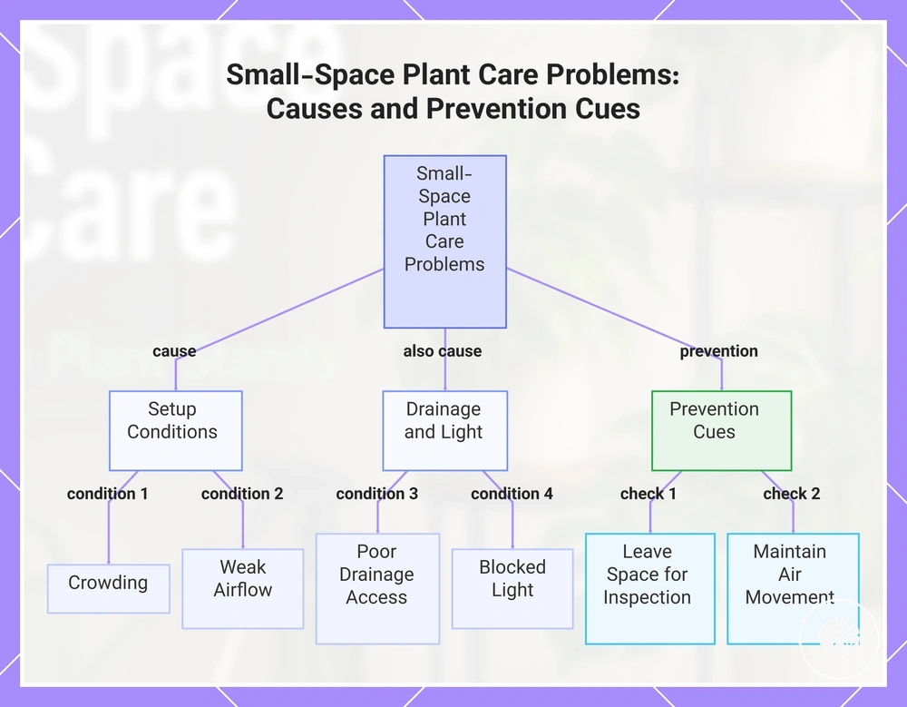 Small-Space Plant Care Problems: Causes and Prevention Cues
