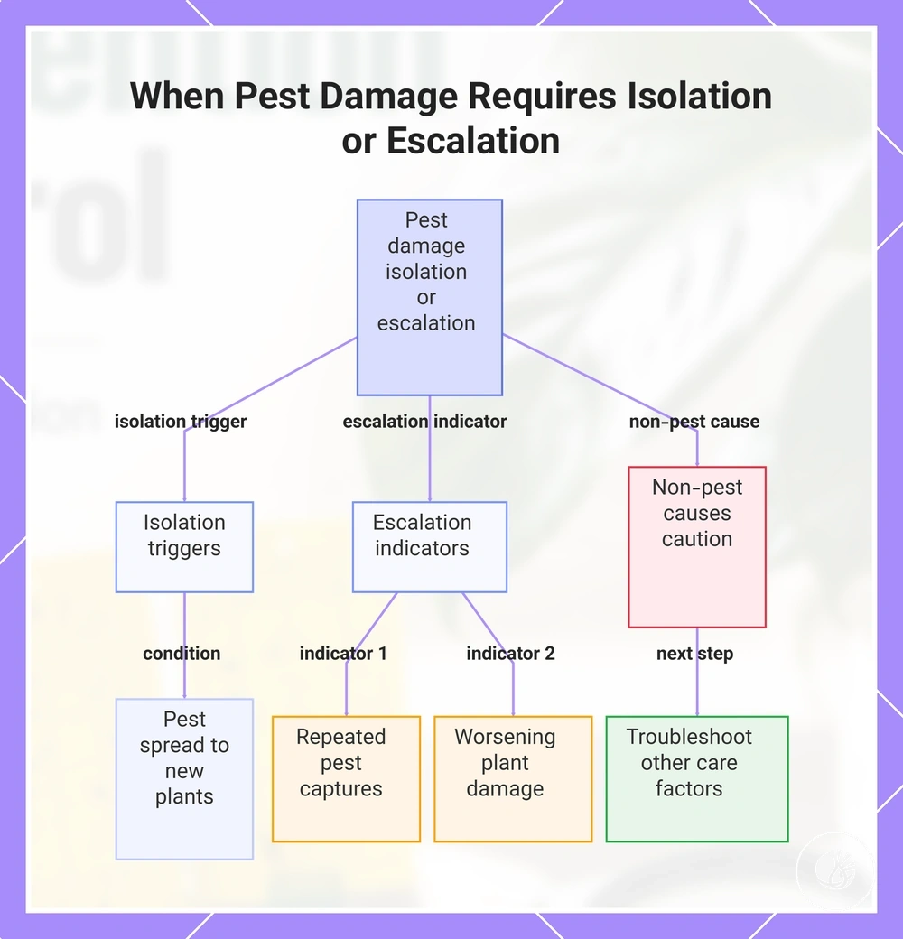 When Pest Damage Requires Isolation or Escalation